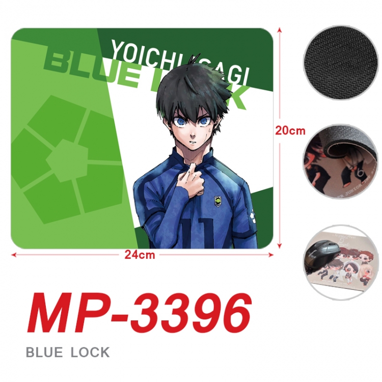 BLUE LOCK Anime Full Color Printing Mouse Pad Unlocked 20X24cm price for 5 pcs  MP-3396