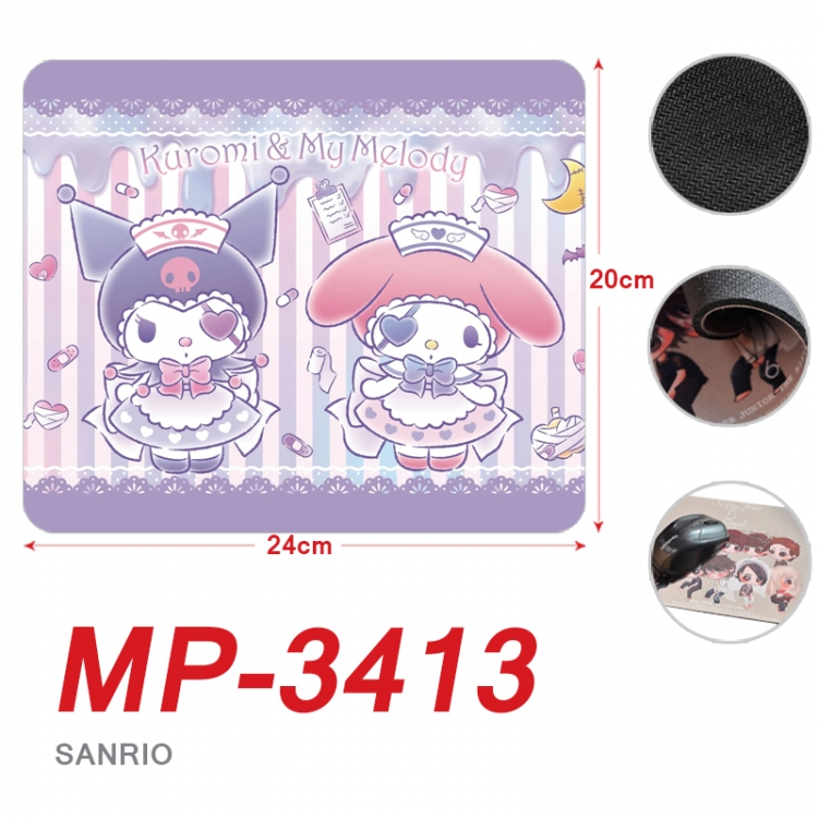 sanrio Anime Full Color Printing Mouse Pad Unlocked 20X24cm price for 5 pcs