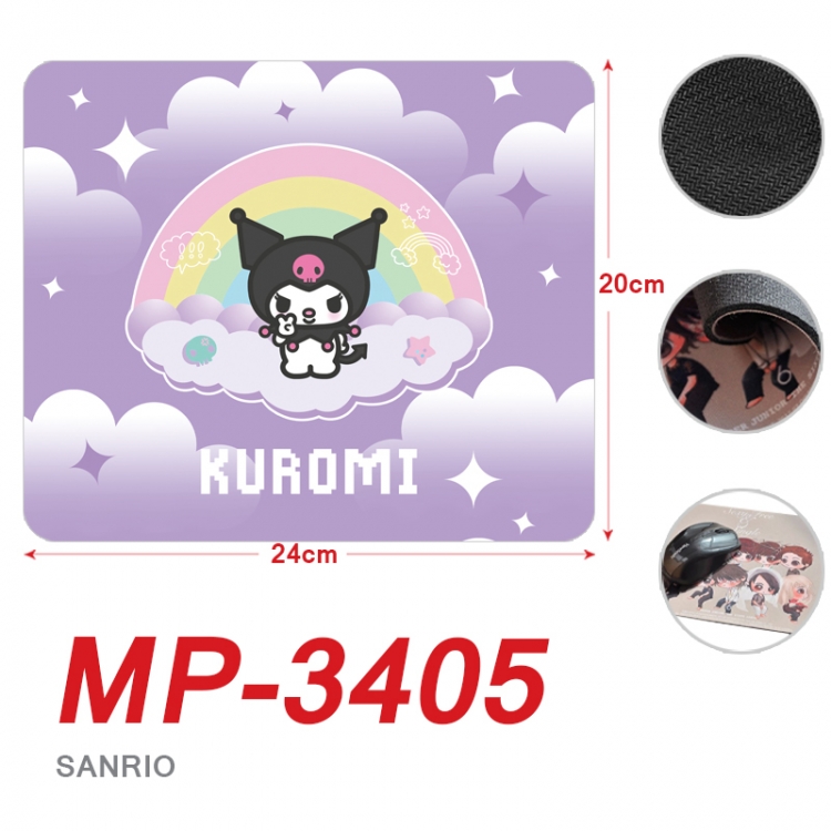 sanrio Anime Full Color Printing Mouse Pad Unlocked 20X24cm price for 5 pcs