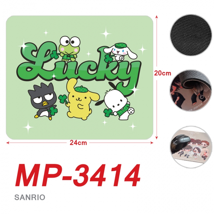 sanrio Anime Full Color Printing Mouse Pad Unlocked 20X24cm price for 5 pcs MP-3414