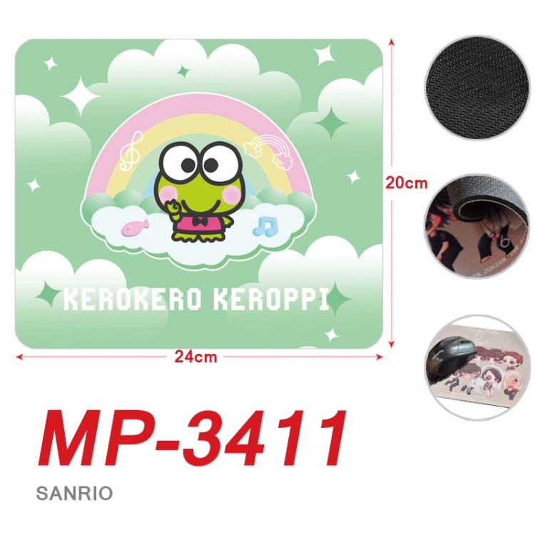 sanrio Anime Full Color Printing Mouse Pad Unlocked 20X24cm price for 5 pcs