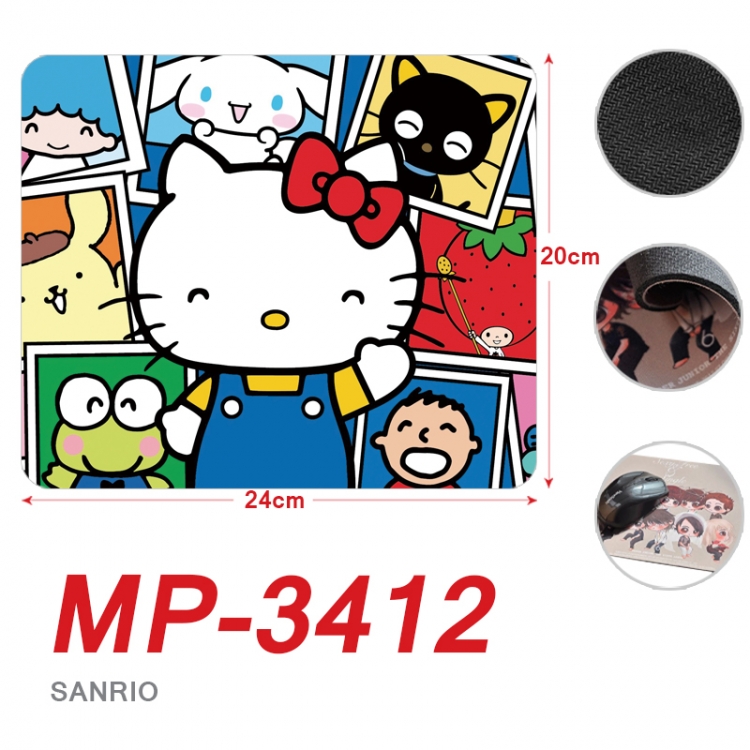 sanrio Anime Full Color Printing Mouse Pad Unlocked 20X24cm price for 5 pcs  MP-3412