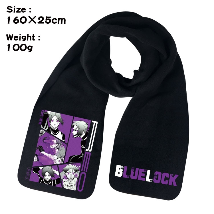 BLUE LOCK Anime full color high-quality fleece scarf 160X25CM