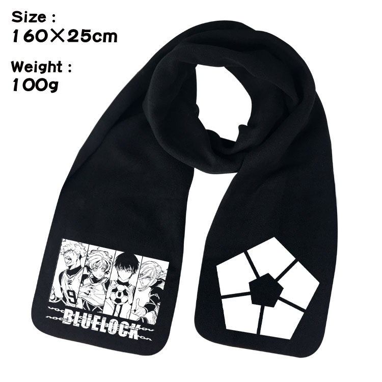 BLUE LOCK Anime full color high-quality fleece scarf 160X25CM