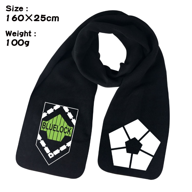 BLUE LOCK Anime full color high-quality fleece scarf 160X25CM