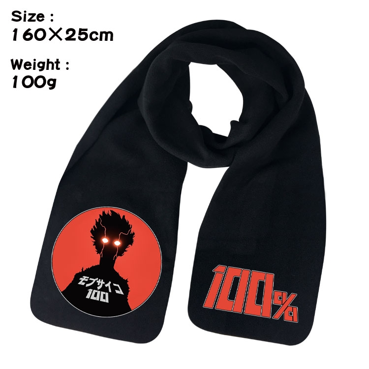 Mob Psycho 100 Anime full color high-quality fleece scarf 160X25CM