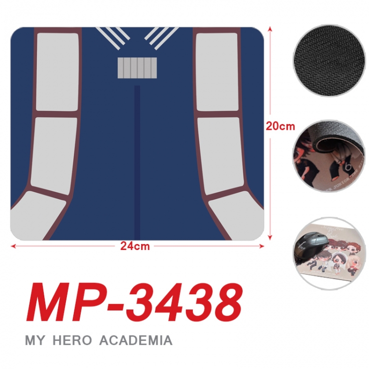 My Hero Academia Anime Full Color Printing Mouse Pad Unlocked 20X24cm price for 5 pcs MP-3438