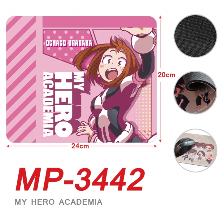 My Hero Academia Anime Full Color Printing Mouse Pad Unlocked 20X24cm price for 5 pcs  MP-3442