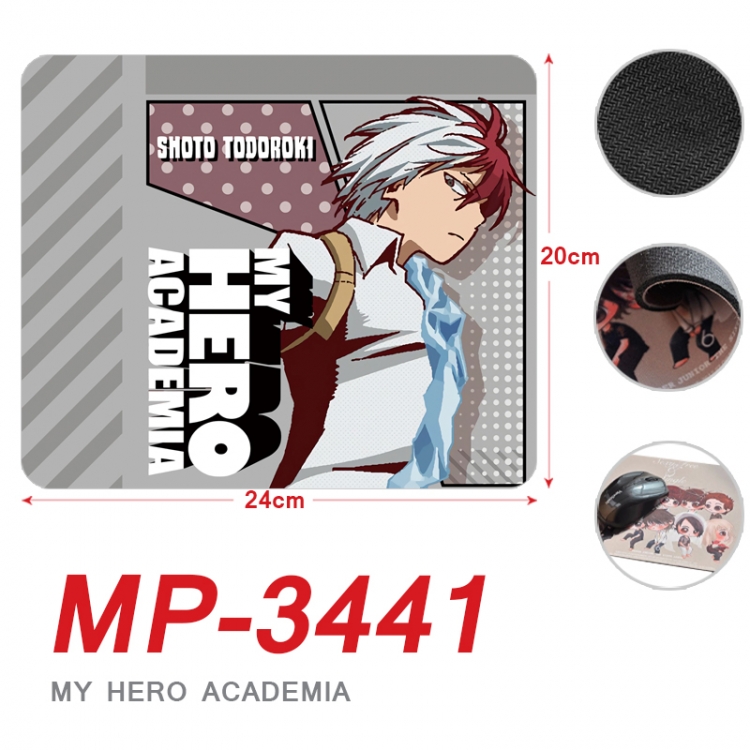 My Hero Academia Anime Full Color Printing Mouse Pad Unlocked 20X24cm price for 5 pcs  MP-3441