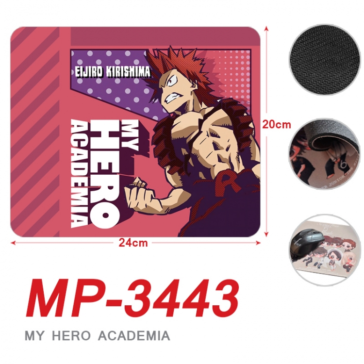 My Hero Academia Anime Full Color Printing Mouse Pad Unlocked 20X24cm price for 5 pcs MP-3443