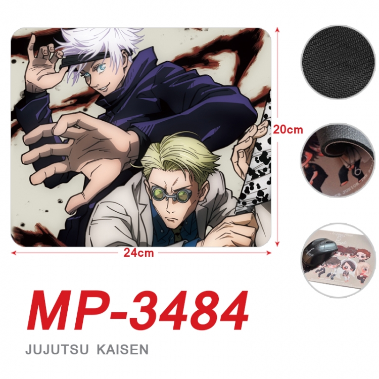 Jujutsu Kaisen Anime Full Color Printing Mouse Pad Unlocked 20X24cm price for 5 pcs MP-3484
