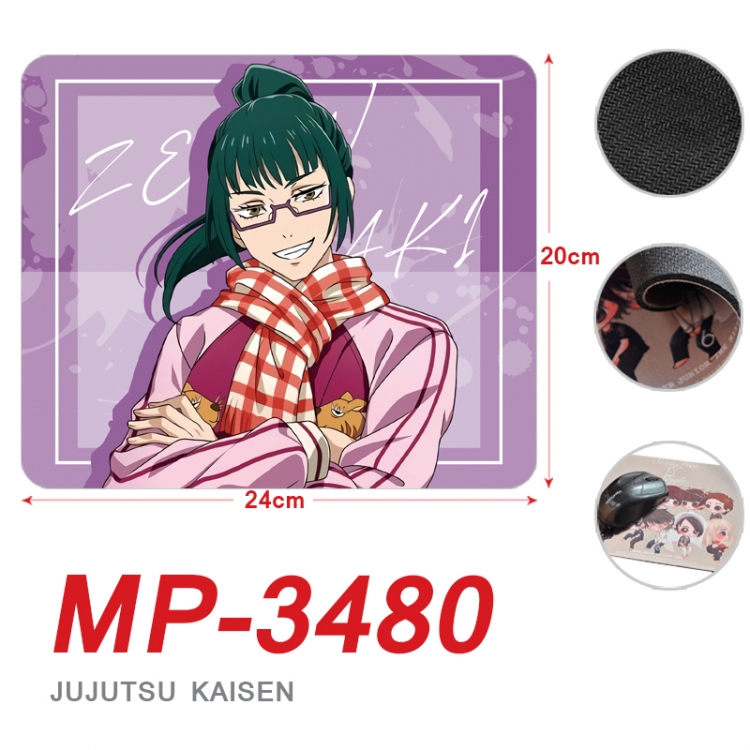 Jujutsu Kaisen Anime Full Color Printing Mouse Pad Unlocked 20X24cm price for 5 pcs MP-3480