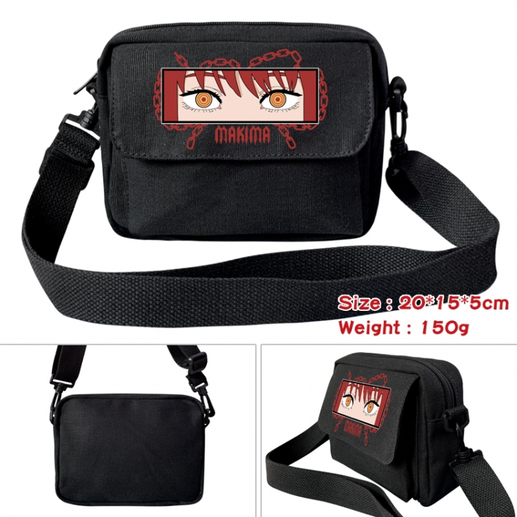 Chainsaw man Anime peripheral canvas small shoulder bag 20x15x5cm 150g