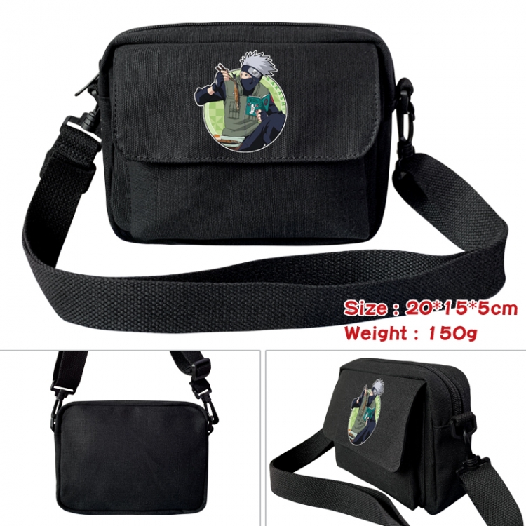 Naruto Anime peripheral canvas small shoulder bag 20x15x5cm 150g