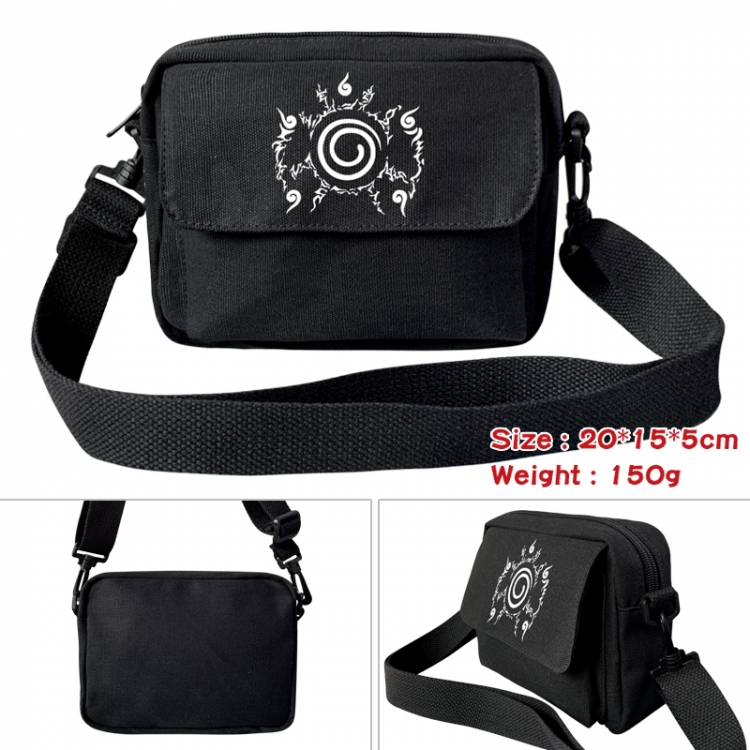 Naruto Anime peripheral canvas small shoulder bag 20x15x5cm 150g