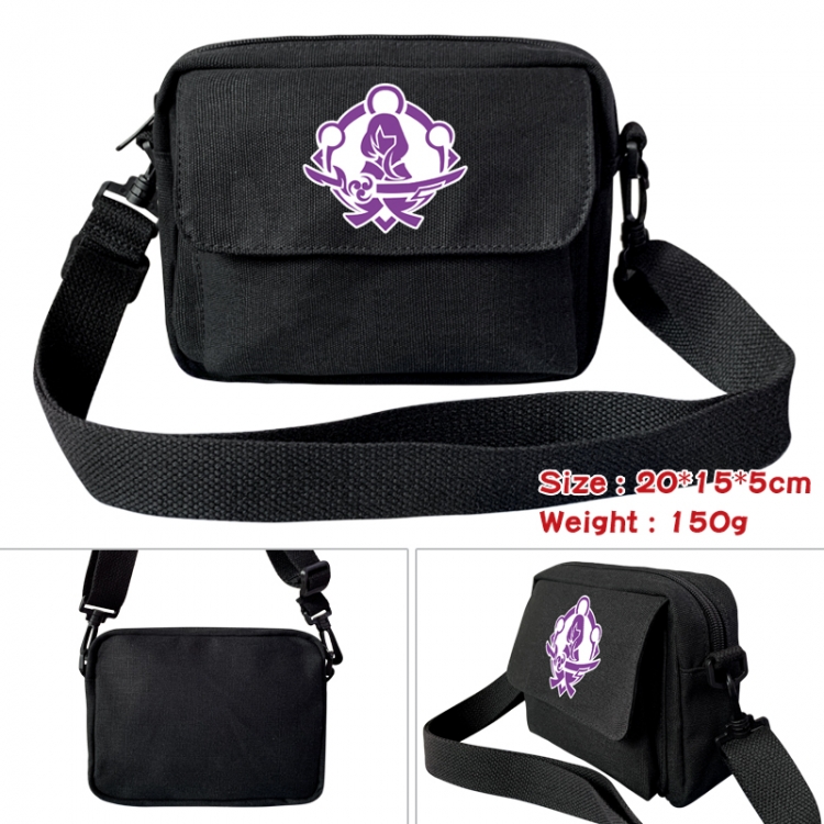 Genshin Impact Anime peripheral canvas small shoulder bag 20x15x5cm 150g