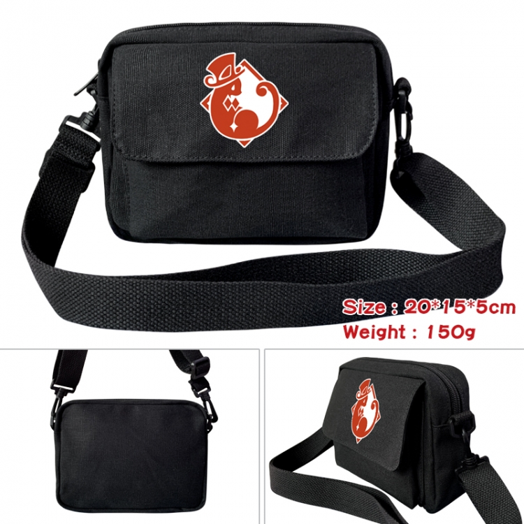 Genshin Impact Anime peripheral canvas small shoulder bag 20x15x5cm 150g