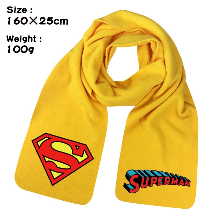 Marvel Anime full color high-quality fleece scarf 160X25CM