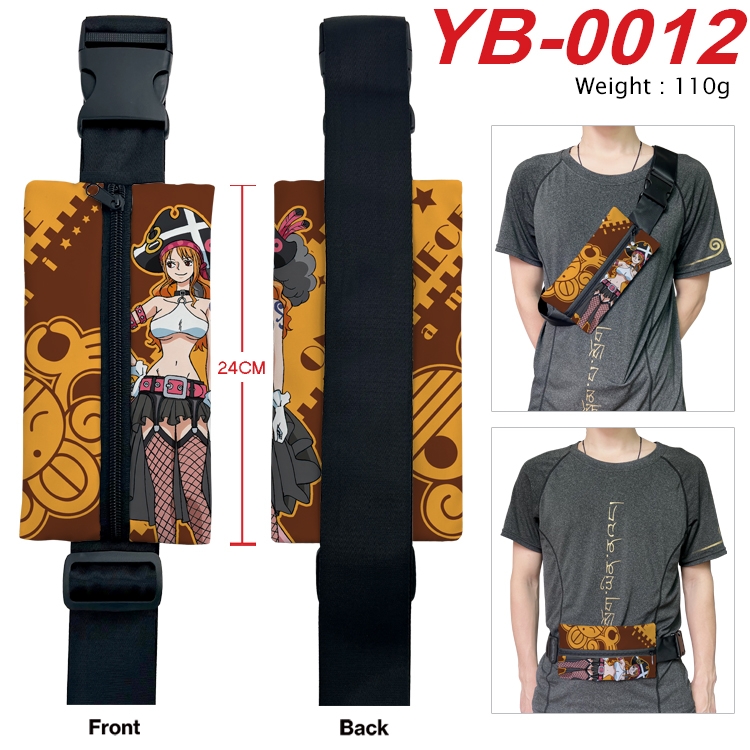 One Piece Anime Canvas Shoulder Bag Chest Bag Waist Bag 110g  YB-0012