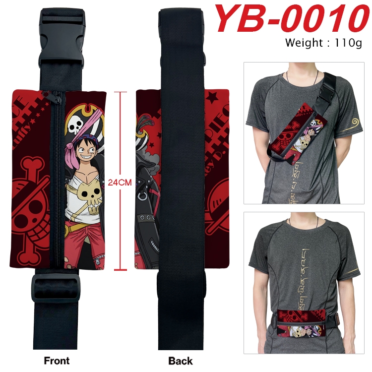 One Piece Anime Canvas Shoulder Bag Chest Bag Waist Bag 110g YB-0010