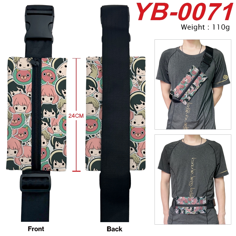 SPY×FAMILY Anime Canvas Shoulder Bag Chest Bag Waist Bag 110g  YB-0071