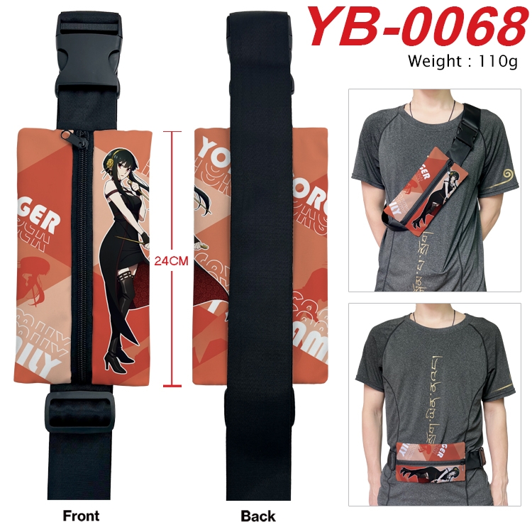 SPY×FAMILY Anime Canvas Shoulder Bag Chest Bag Waist Bag 110g YB-0068