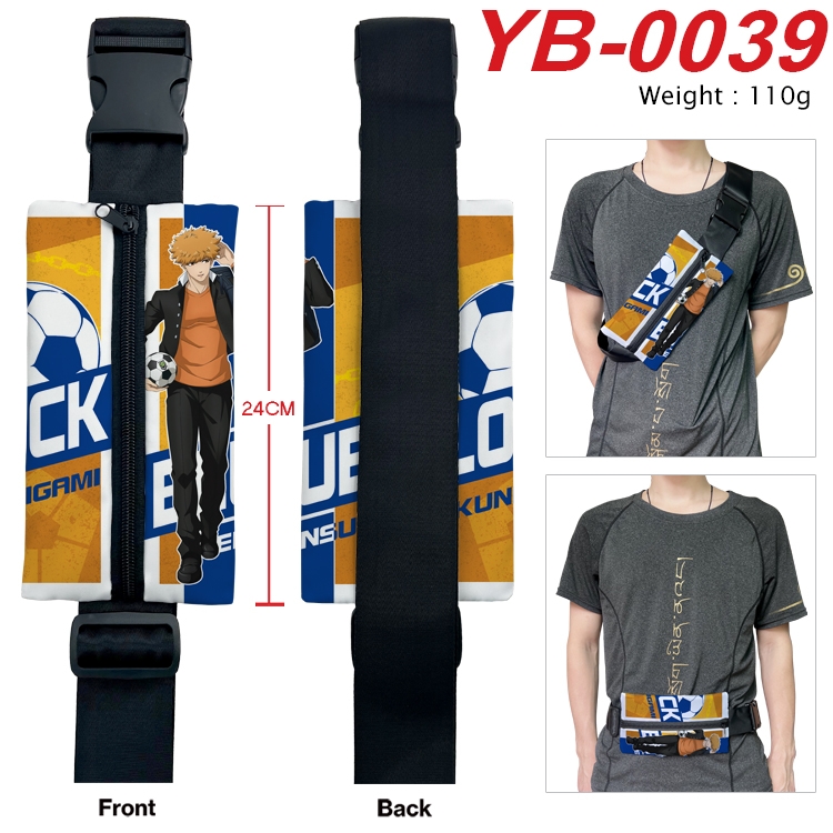 BLUE LOCK  Anime Canvas Shoulder Bag Chest Bag Waist Bag 110g  YB-0039