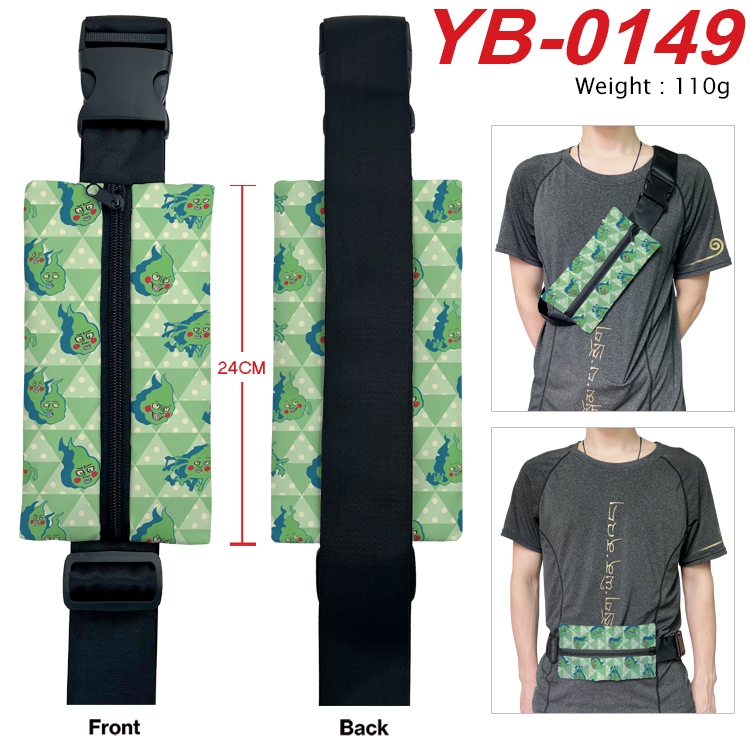 Mob Psycho 100 Anime Canvas Shoulder Bag Chest Bag Waist Bag 110g YB-0149