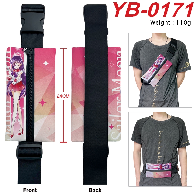 sailormoon Anime Canvas Shoulder Bag Chest Bag Waist Bag 110g YB-0171