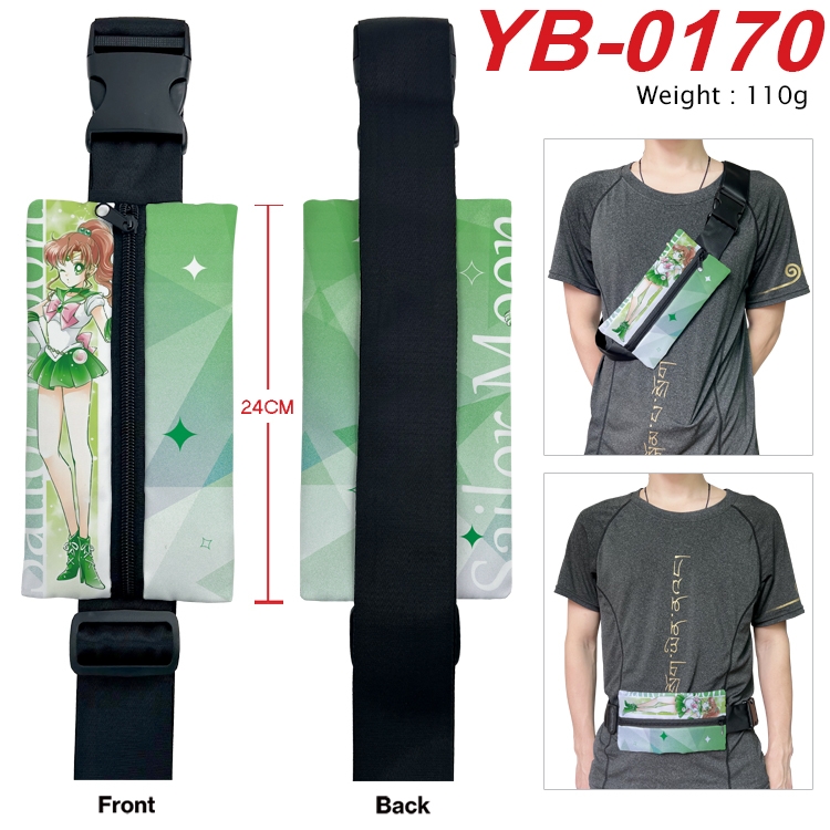 sailormoon Anime Canvas Shoulder Bag Chest Bag Waist Bag 110g  YB-0170