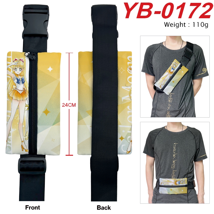 sailormoon Anime Canvas Shoulder Bag Chest Bag Waist Bag 110g YB-0172