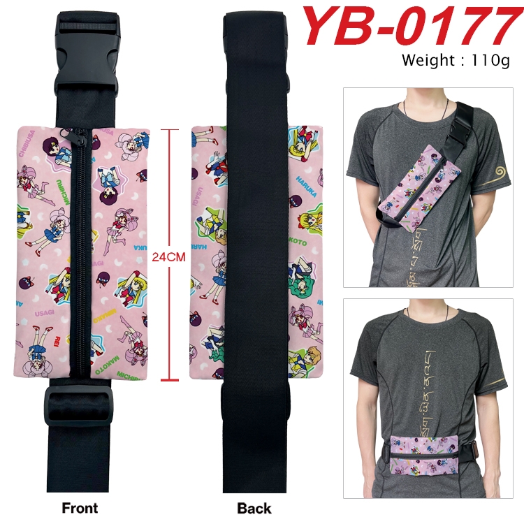 sailormoon Anime Canvas Shoulder Bag Chest Bag Waist Bag 110g  YB-0177