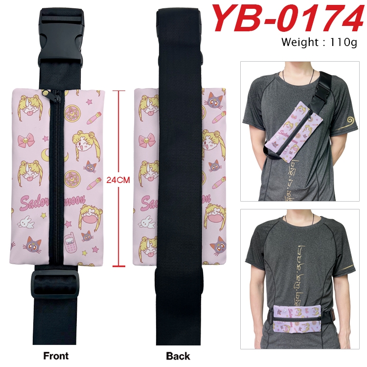 sailormoon Anime Canvas Shoulder Bag Chest Bag Waist Bag 110g  YB-0174