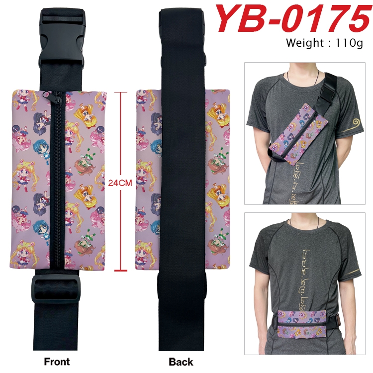 sailormoon Anime Canvas Shoulder Bag Chest Bag Waist Bag 110g YB-0175