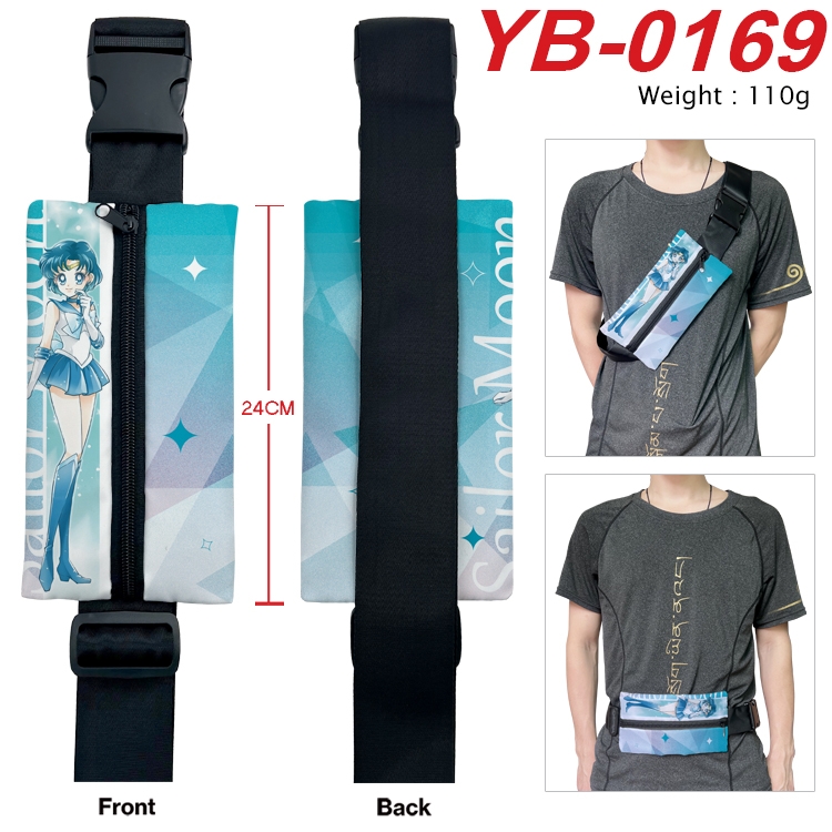 sailormoon Anime Canvas Shoulder Bag Chest Bag Waist Bag 110g YB-0169