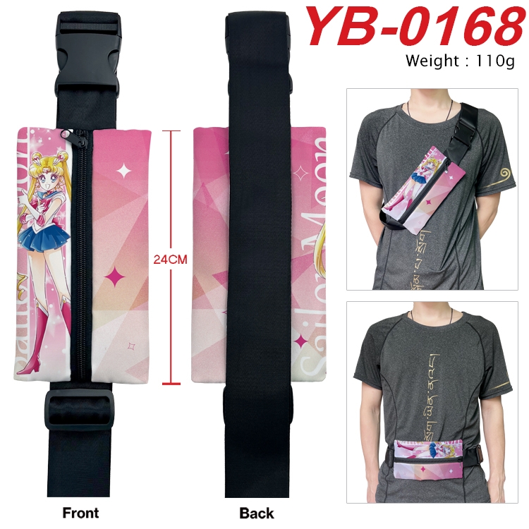 sailormoon Anime Canvas Shoulder Bag Chest Bag Waist Bag 110g  YB-0168