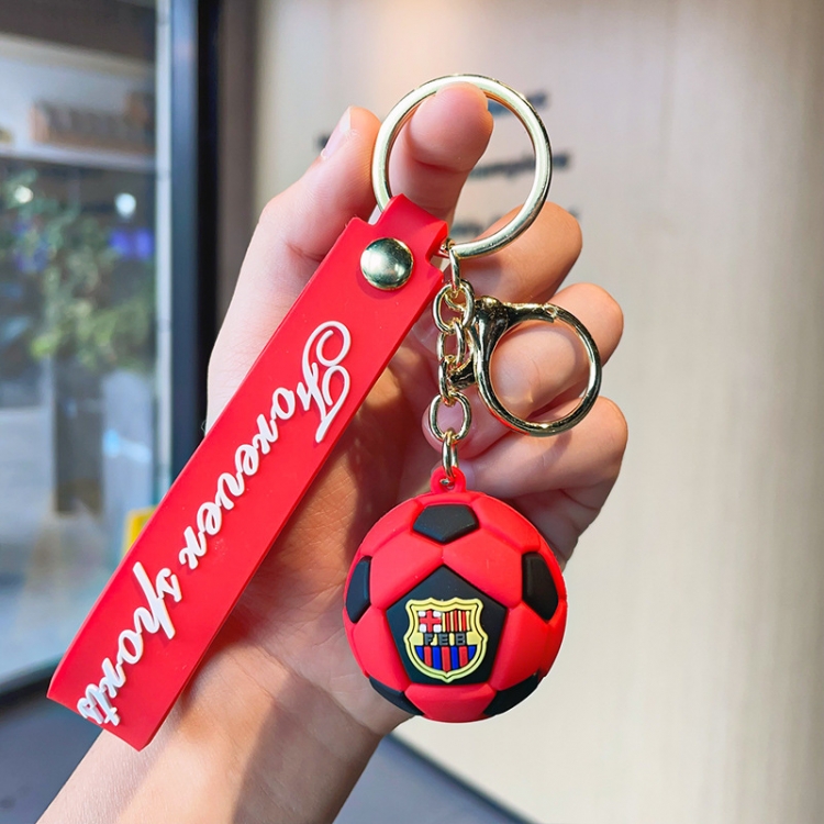 world cup soccer 3D stereosc car keychain bag hanging accessories price for 5 pcs