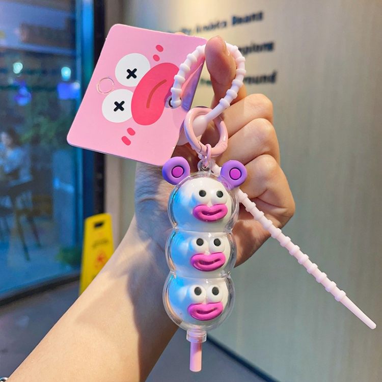 Ugly Bingtanghulu keychain bag hanging accessories price for 2 pcs