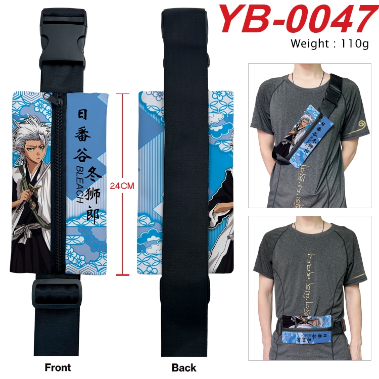 Bleach Anime Canvas Shoulder Bag Chest Bag Waist Bag 110g  YB-0047