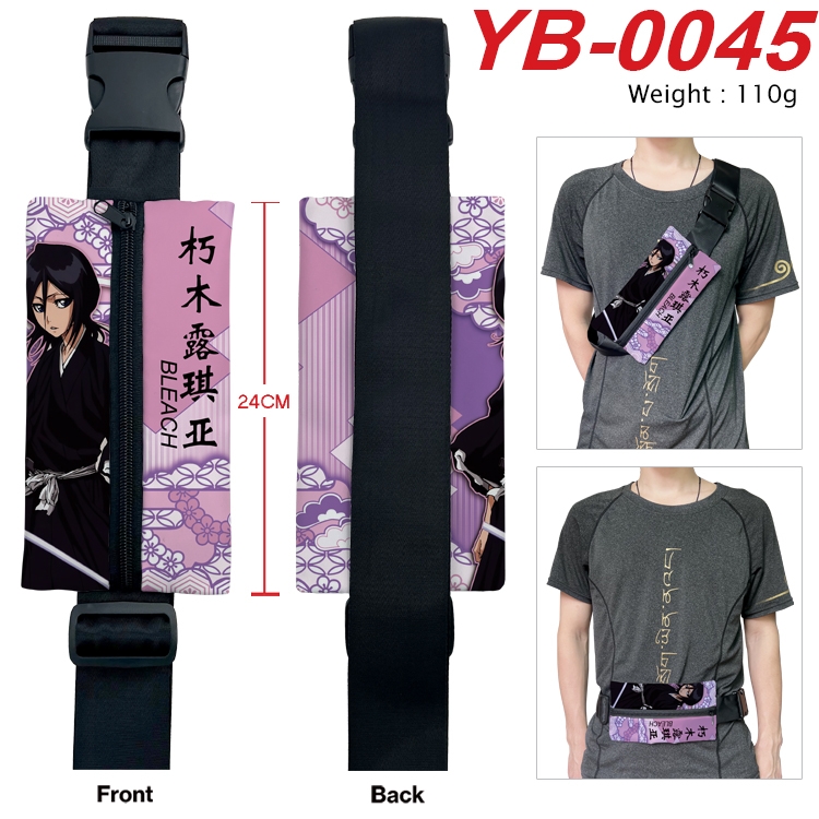 Bleach Anime Canvas Shoulder Bag Chest Bag Waist Bag 110g  YB-0045