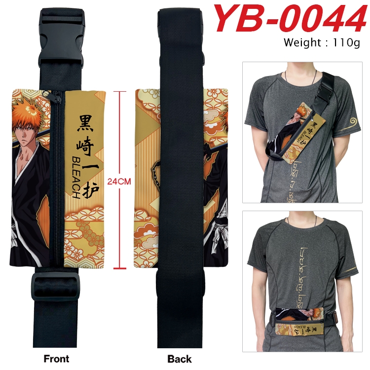 Bleach Anime Canvas Shoulder Bag Chest Bag Waist Bag 110g YB-0044