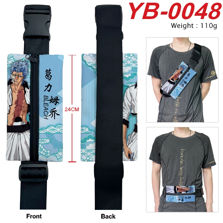 Bleach Anime Canvas Shoulder Bag Chest Bag Waist Bag 110g YB-0048