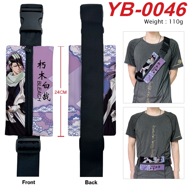 Bleach Anime Canvas Shoulder Bag Chest Bag Waist Bag 110g YB-0046