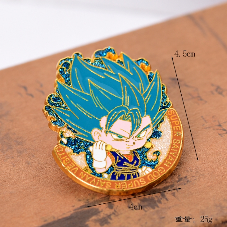 DRAGON BALL Anime cartoon metal brooch  price for 5 pcs