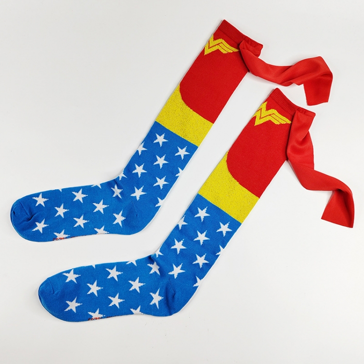 Wonder Woman College Style Couple Letter Short Sneakers Fashion Socks price for 10 pcs