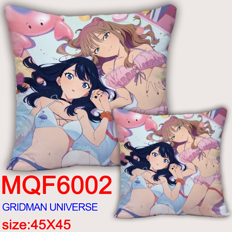 GRIDMAN UNIVERSE Anime square full-color pillow cushion 45X45CM NO FILLING  MQF-6002