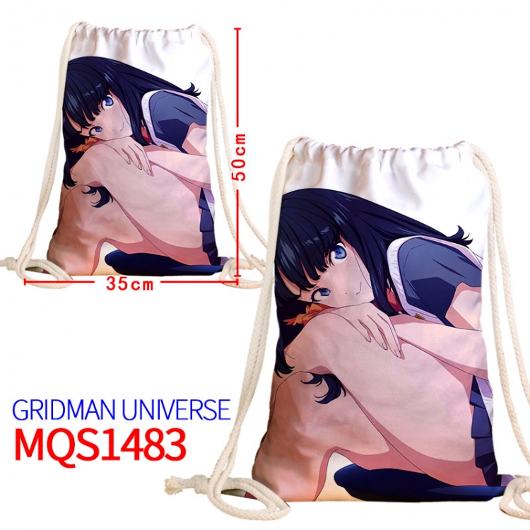 GRIDMAN UNIVERSE Canvas drawstring pocket backpack 50x35cm MQS-1483