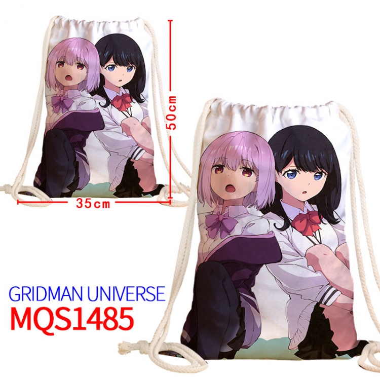 GRIDMAN UNIVERSE Canvas drawstring pocket backpack 50x35cm MQS-1485