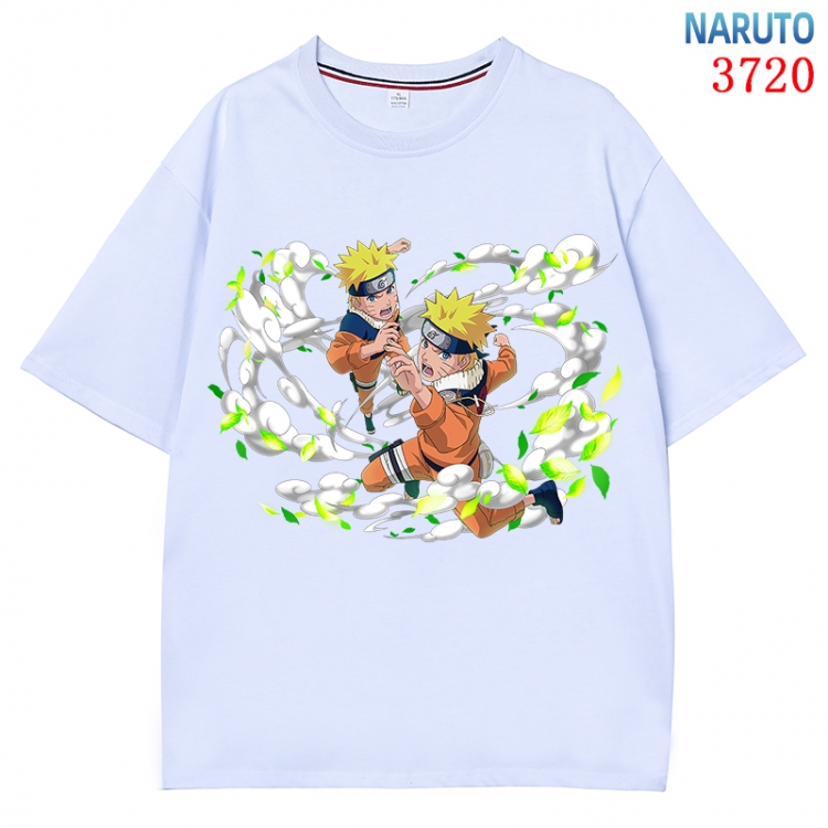 Naruto Anime Pure Cotton Short Sleeve T-shirt Direct Spray Technology from S to 4XL  CMY-3720-1
