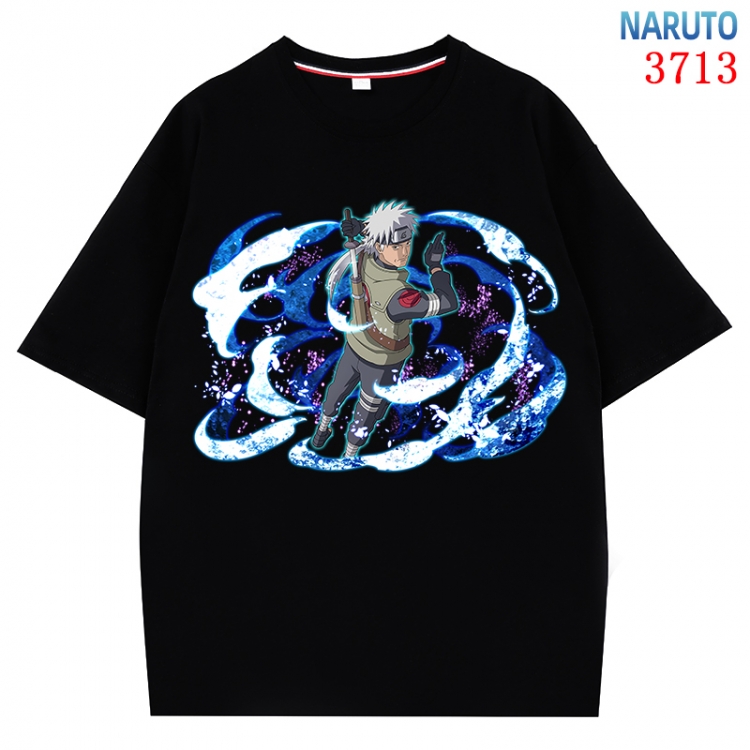 Naruto Anime Pure Cotton Short Sleeve T-shirt Direct Spray Technology from S to 4XL CMY-3713-2